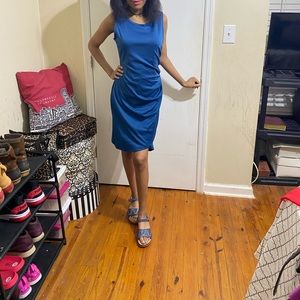 Left side ruched minidress